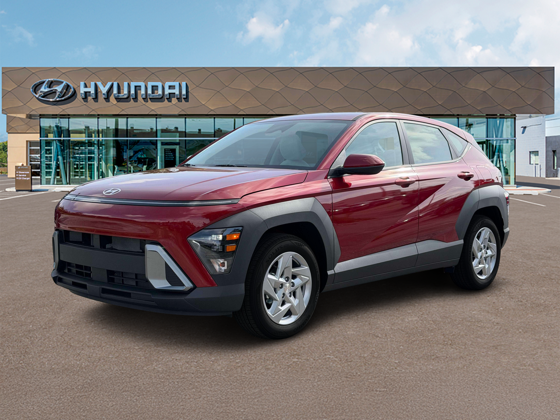 Ultimate Red Metallic 2027 Hyundai Kona SUV / Crossover Front-Wheel Drive Continuously Variable Transmission