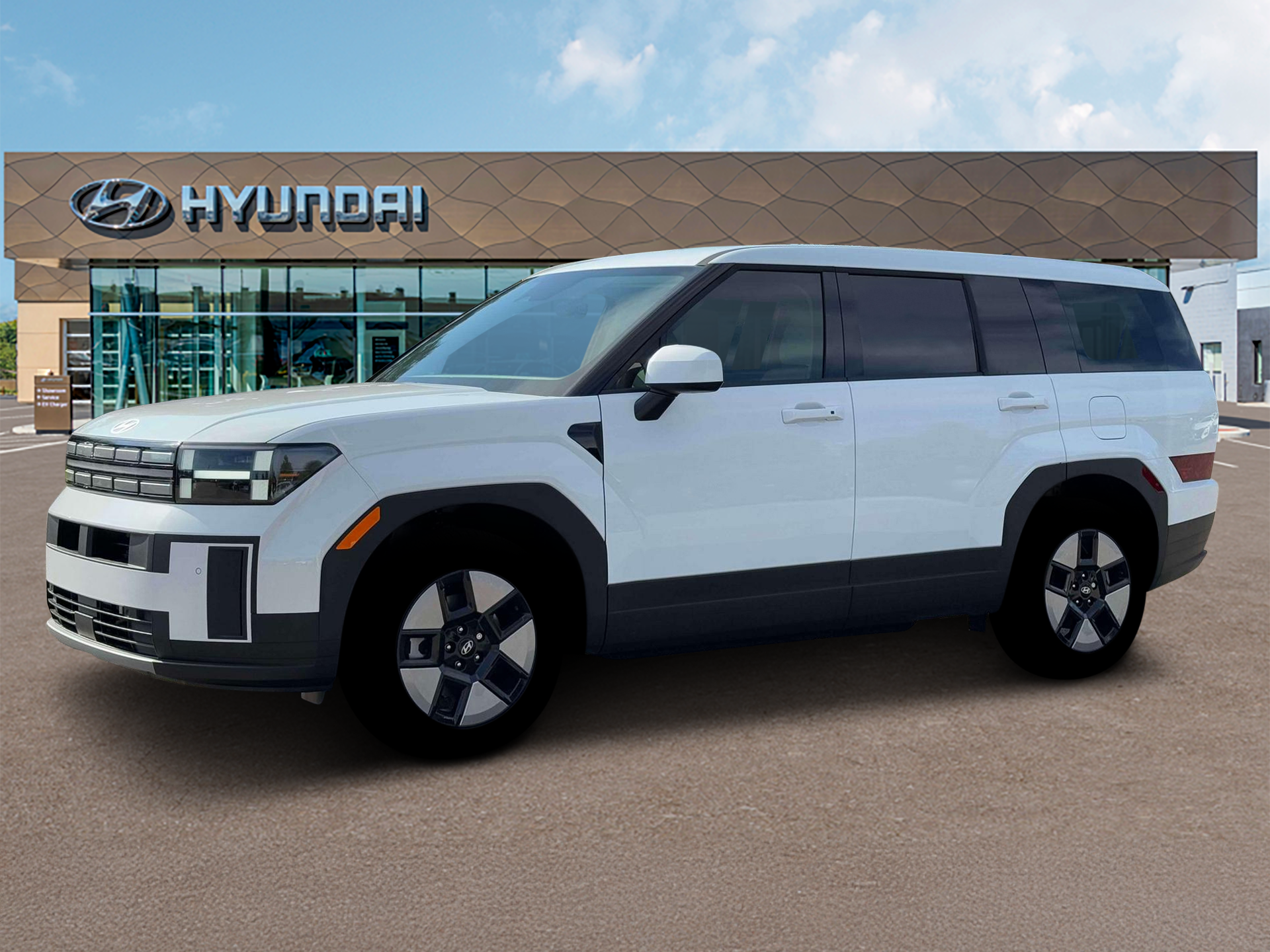 Serenity White 2026 Hyundai Santa Fe Hybrid SUV / Crossover Front-Wheel Drive 6-Speed Automatic