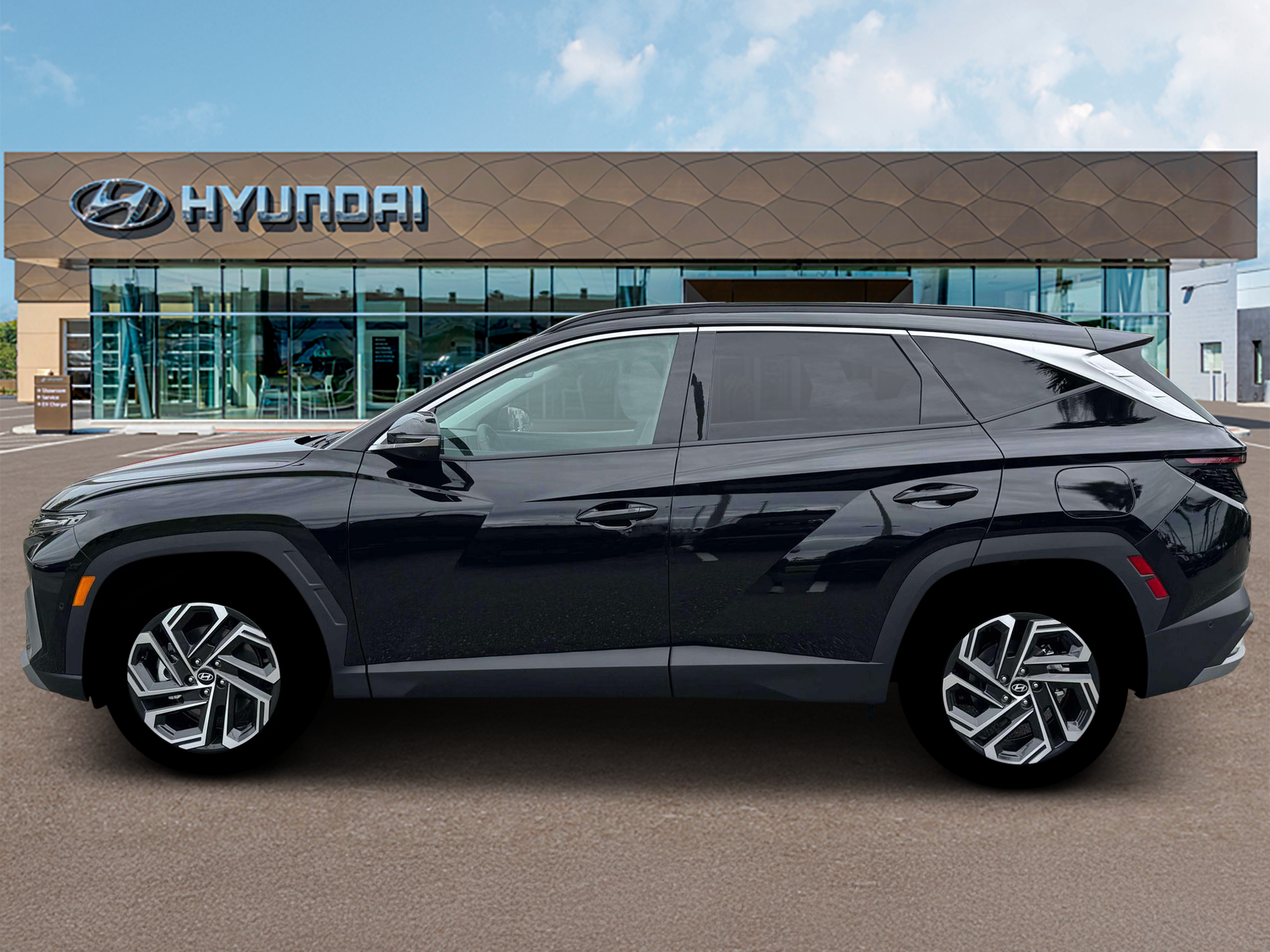 New 2026 Black Hyundai Limited FWD image 3