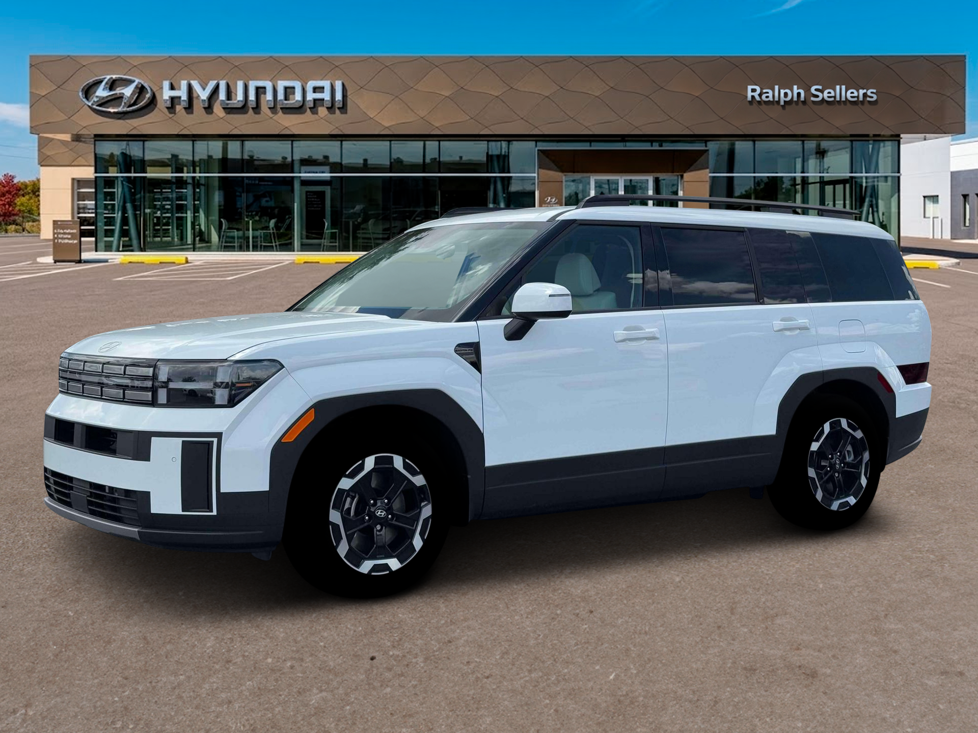 Serenity White 2026 Hyundai Santa Fe SUV / Crossover Front-Wheel Drive 8-Speed Automatic
