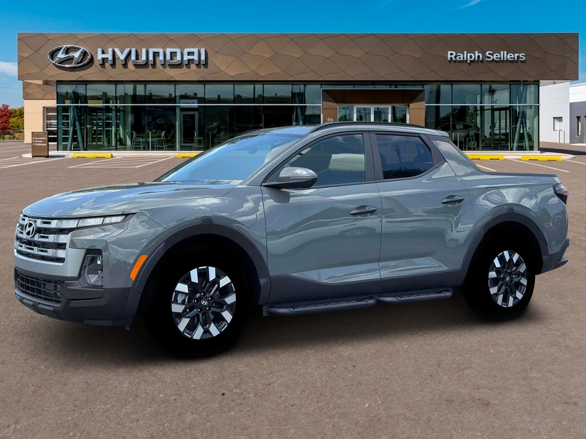 Hampton Gray 2026 Hyundai Santa Cruz Pickup Truck Front-Wheel Drive 8-Speed Automatic