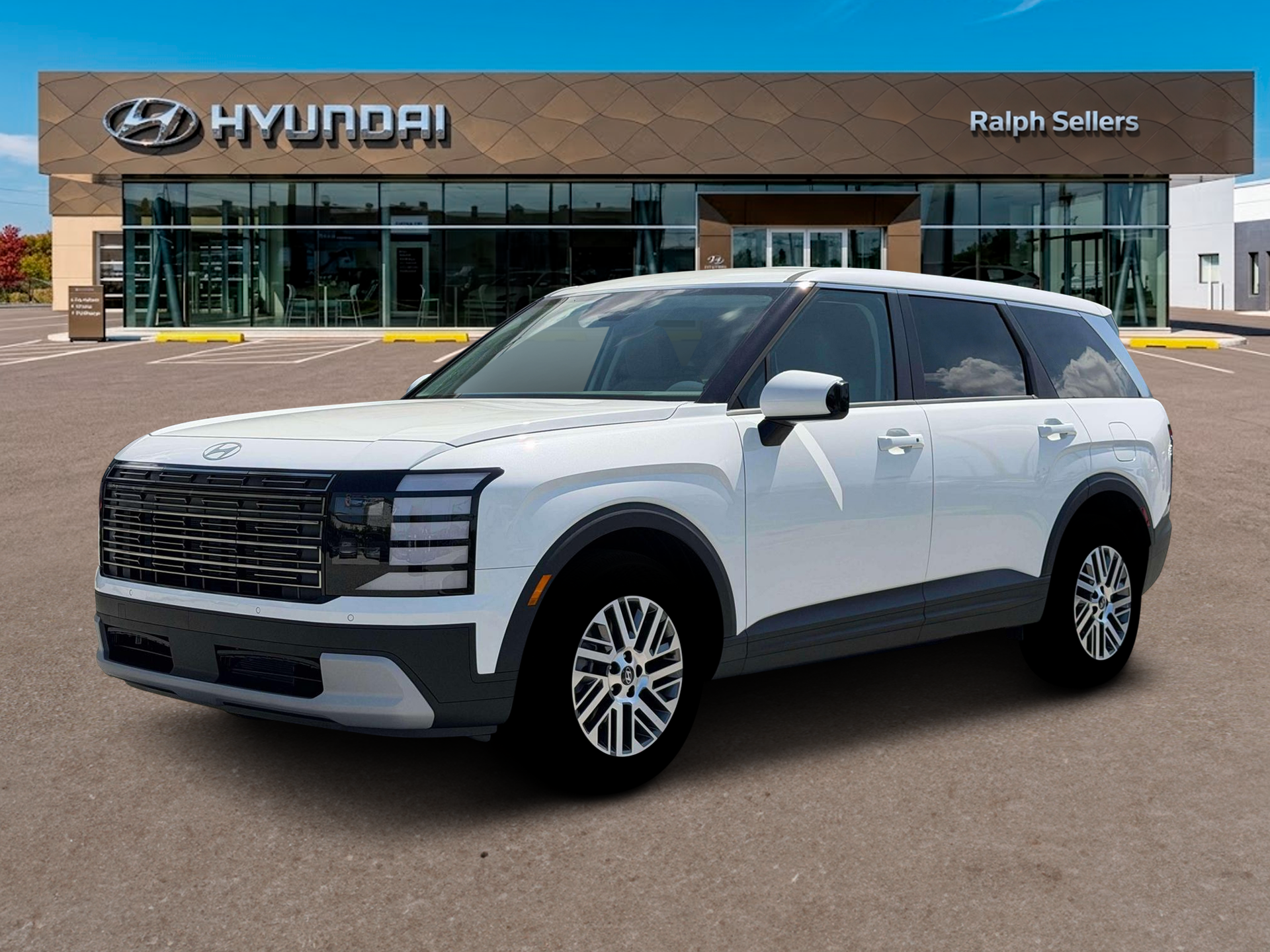 Creamy White Pearl 2026 Hyundai Palisade SUV / Crossover Front-Wheel Drive 8-Speed Automatic