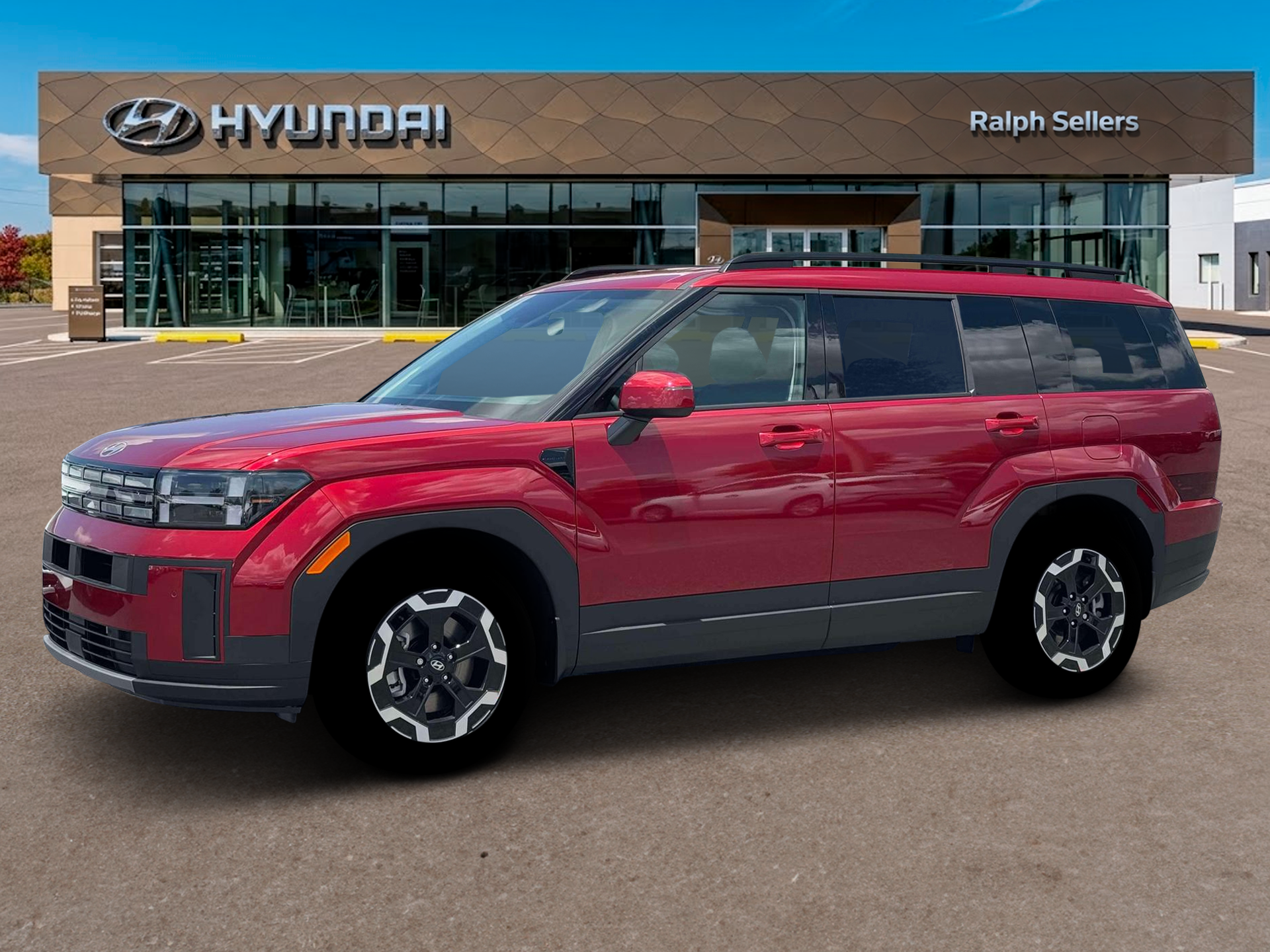 Ultimate Red 2026 Hyundai Santa Fe SUV / Crossover Front-Wheel Drive 8-Speed Automatic