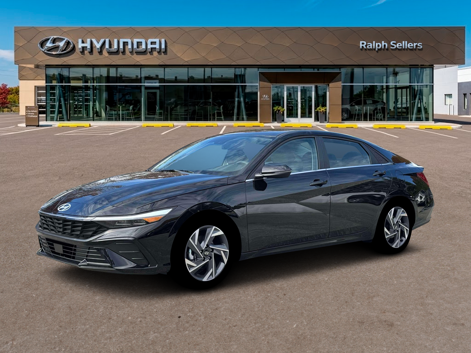 Abyss Black 2026 Hyundai Elantra Sedan Front-Wheel Drive Continuously Variable Transmission
