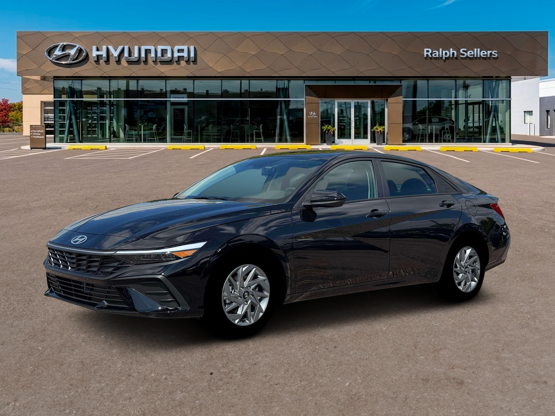 Abyss Black 2026 Hyundai Elantra Hybrid Sedan Front-Wheel Drive 6-Speed Automatic