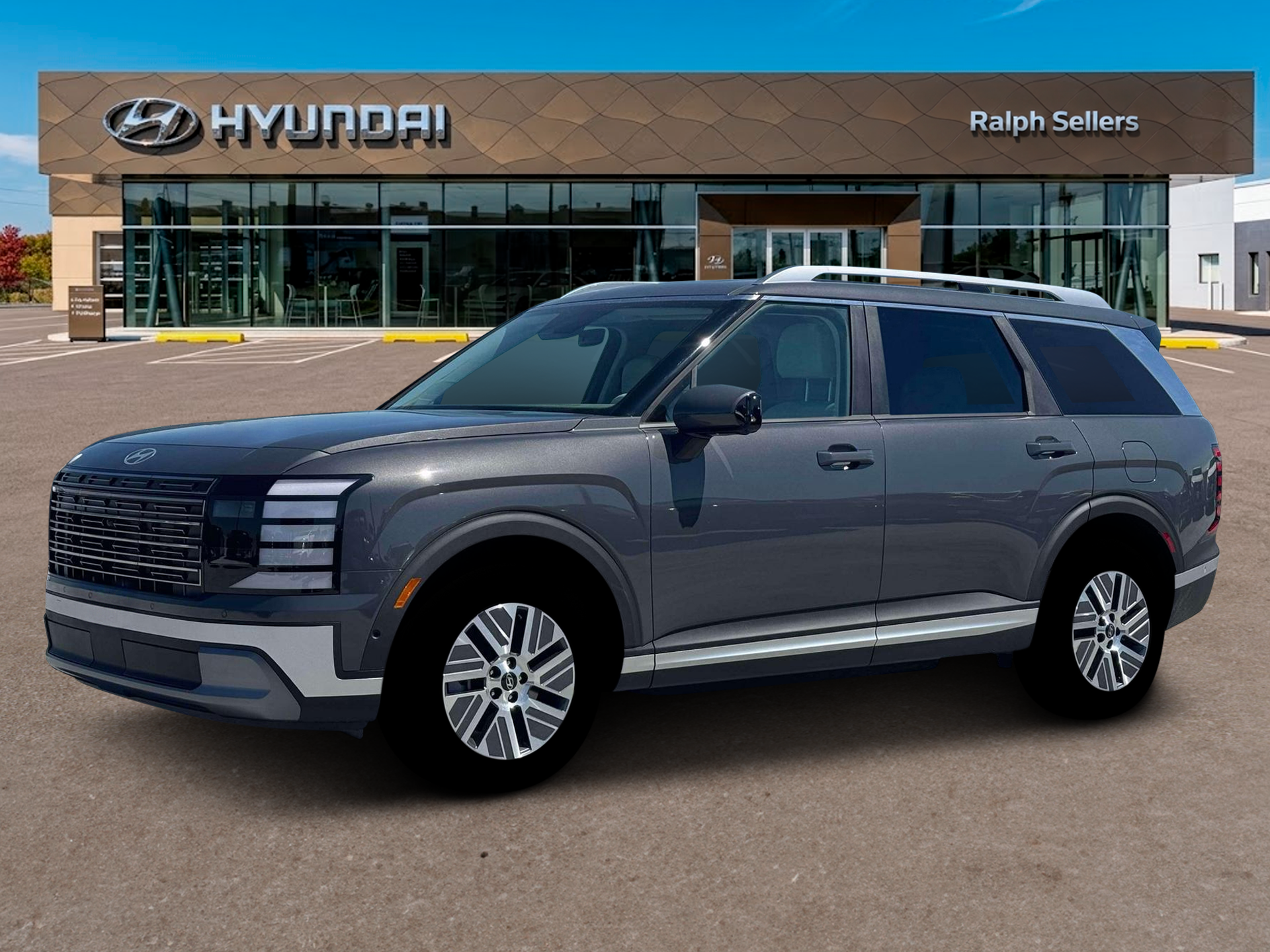 Ecotronic Gray Pearl 2026 Hyundai Palisade Hybrid SUV / Crossover All-Wheel Drive 6-Speed Automatic