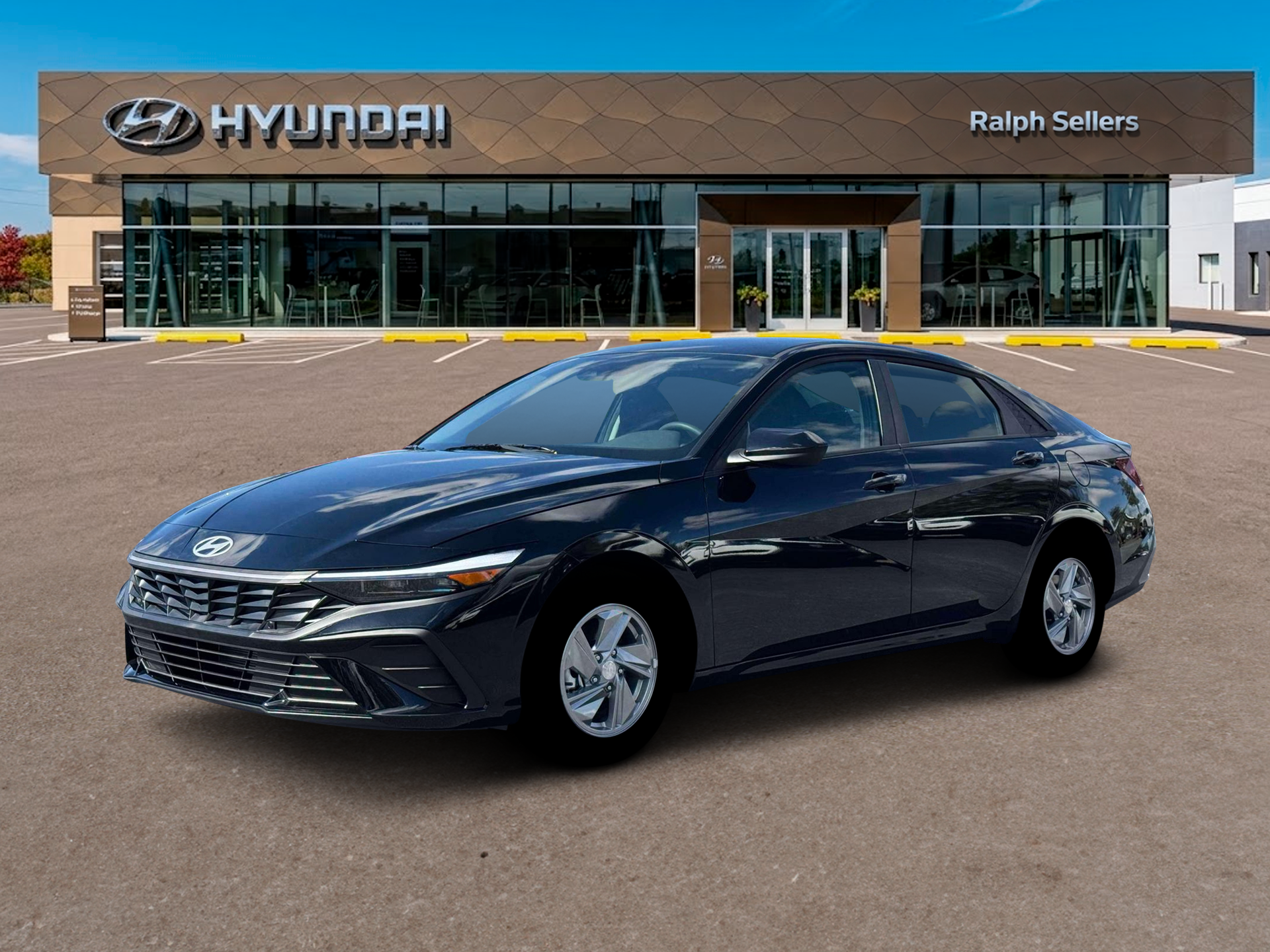 Abyss Black 2026 Hyundai Elantra Sedan Front-Wheel Drive Continuously Variable Transmission