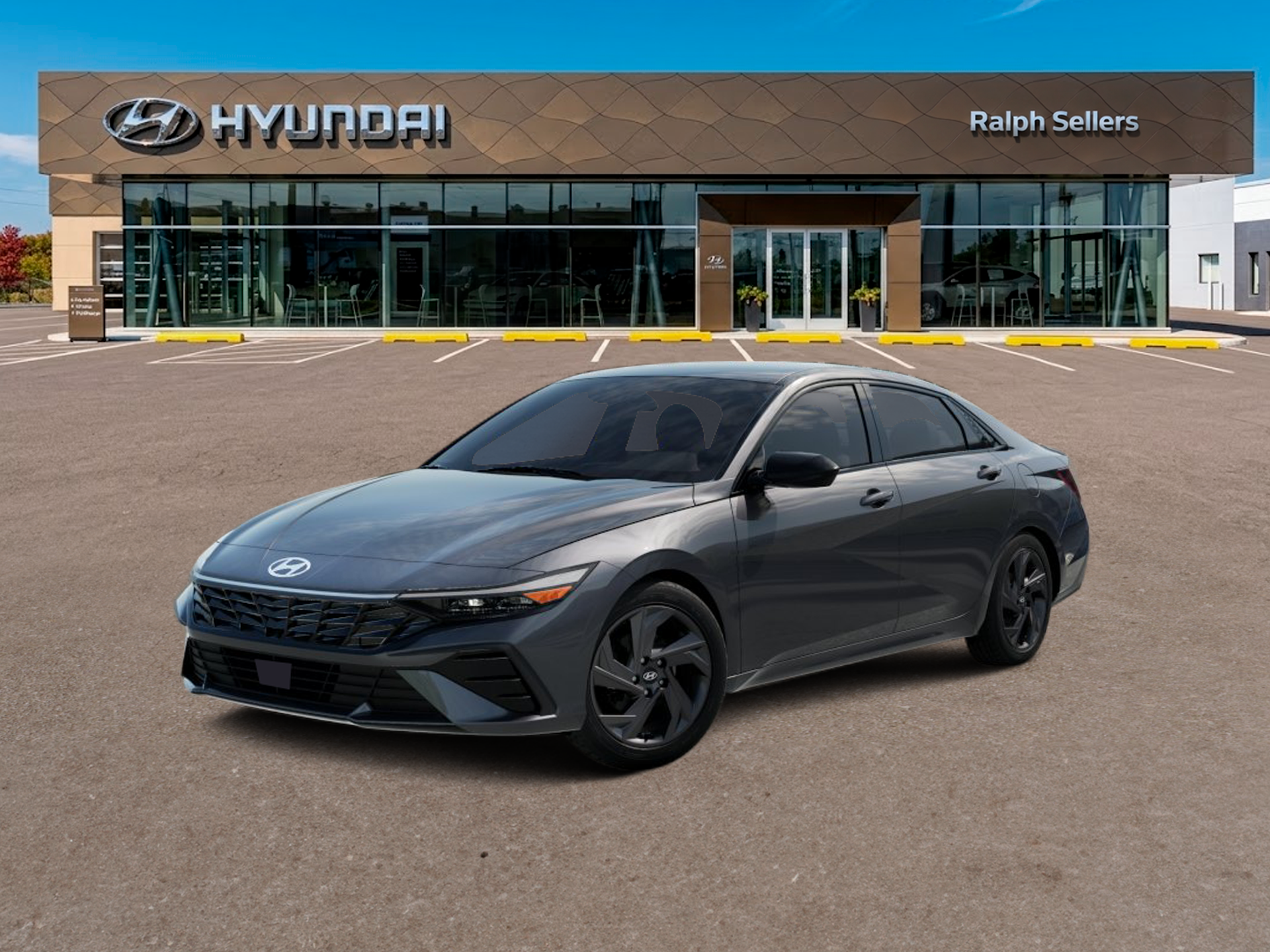 Ecotronic Gray 2026 Hyundai Elantra Sedan Front-Wheel Drive Continuously Variable Transmission