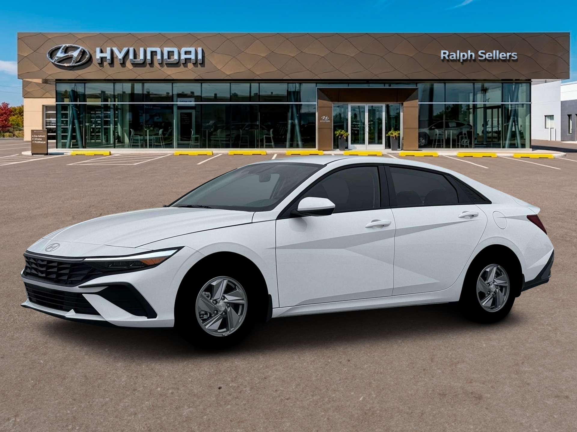 Serenity White 2026 Hyundai Elantra Sedan Front-Wheel Drive Continuously Variable Transmission