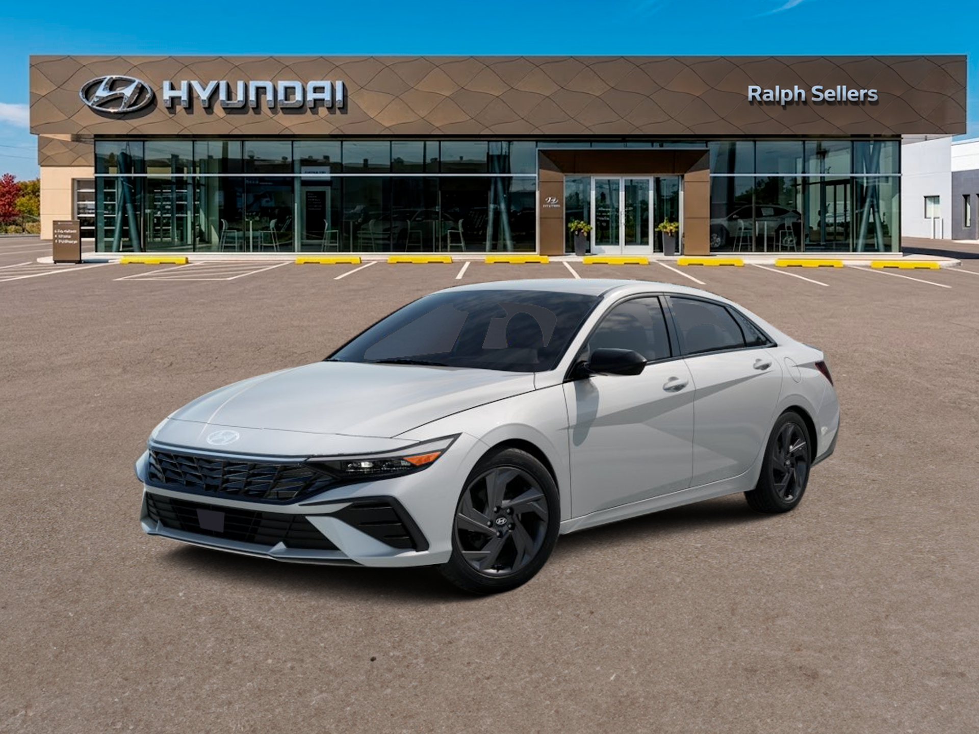 Serenity White 2026 Hyundai Elantra Sedan Front-Wheel Drive Continuously Variable Transmission