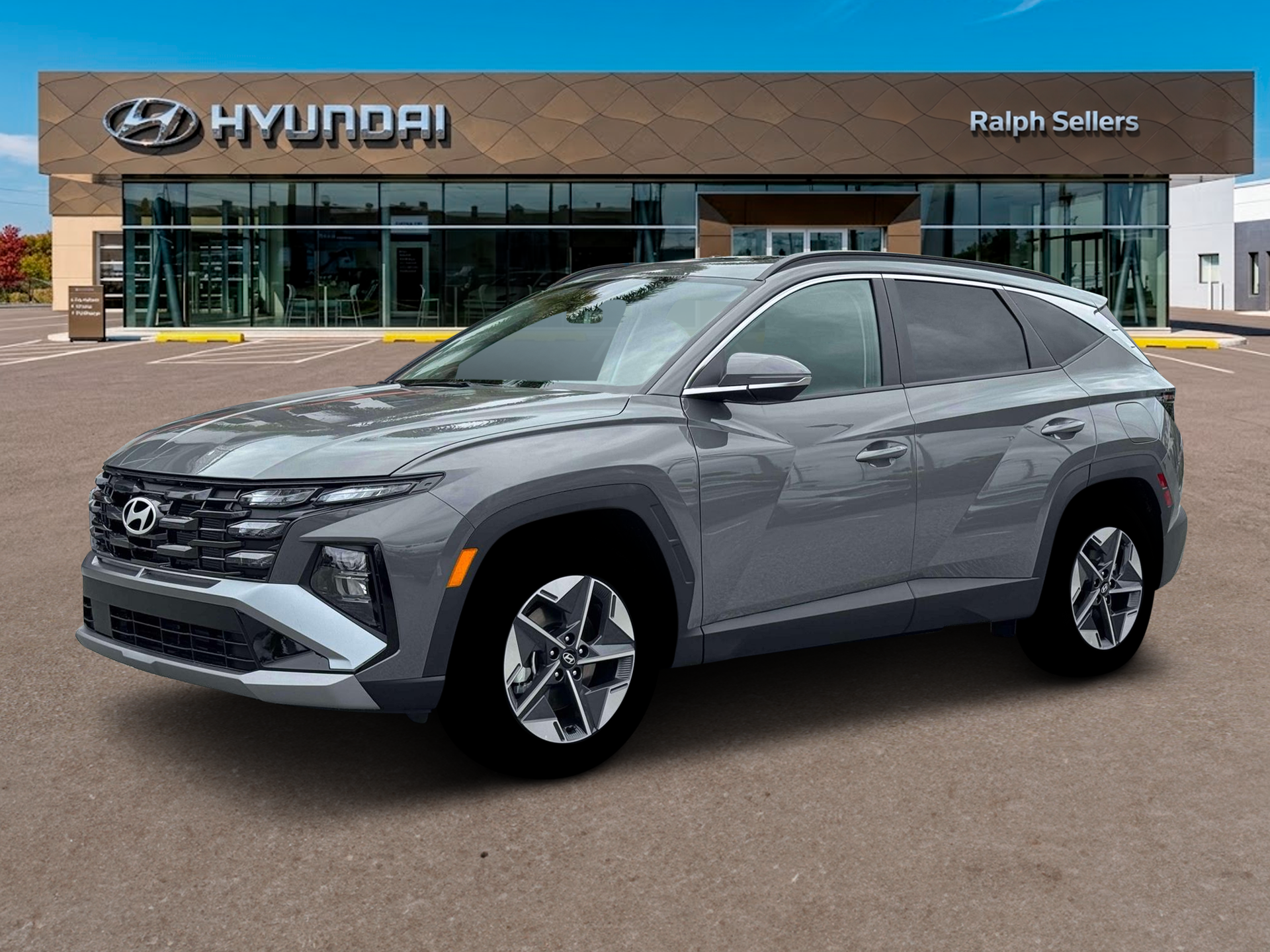 Hampton Gray 2026 Hyundai Tucson SUV / Crossover Front-Wheel Drive 8-Speed Automatic