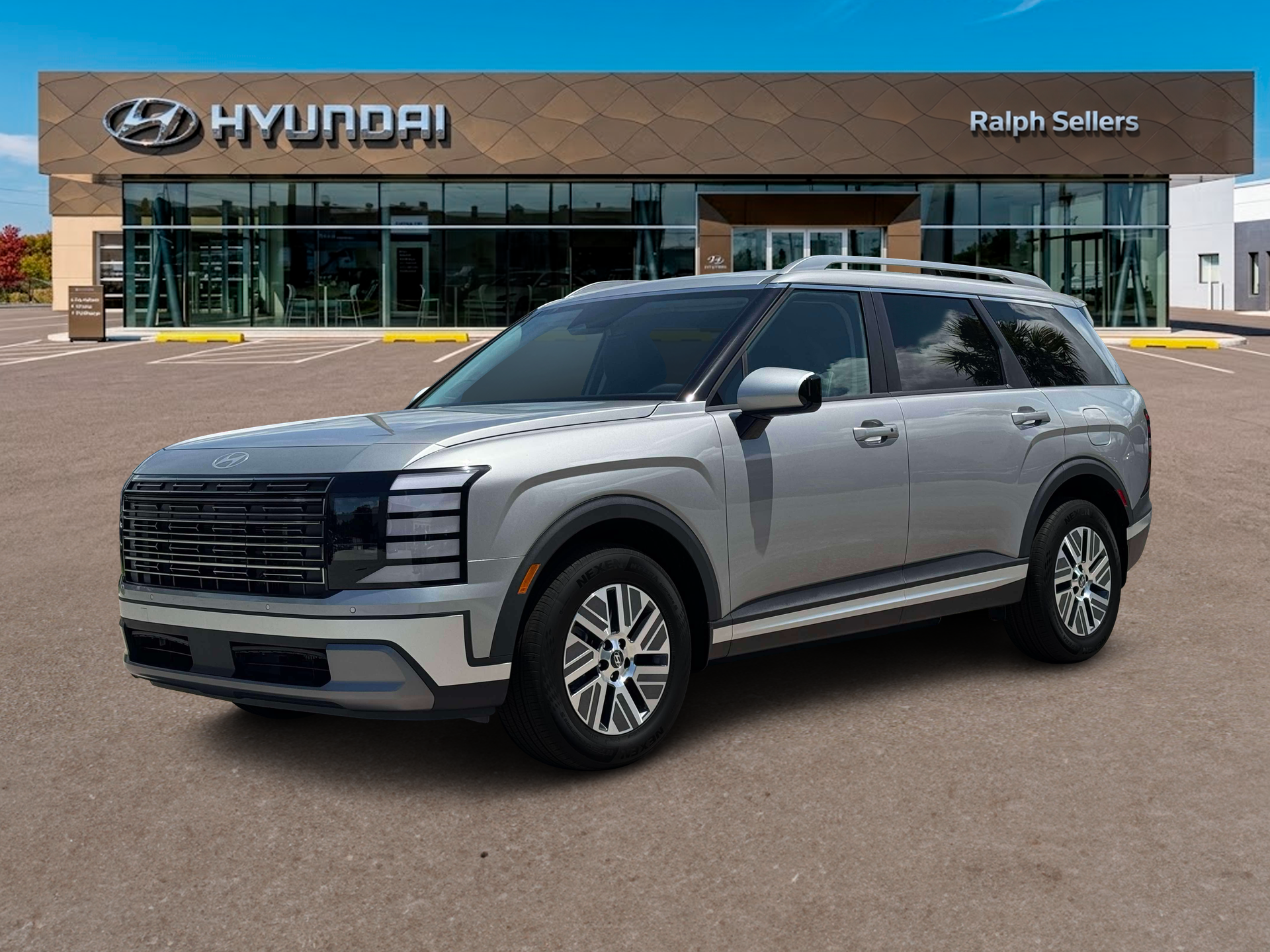 Shimmering Silver 2027 Hyundai Palisade Hybrid SUV / Crossover Front-Wheel Drive 6-Speed Automatic