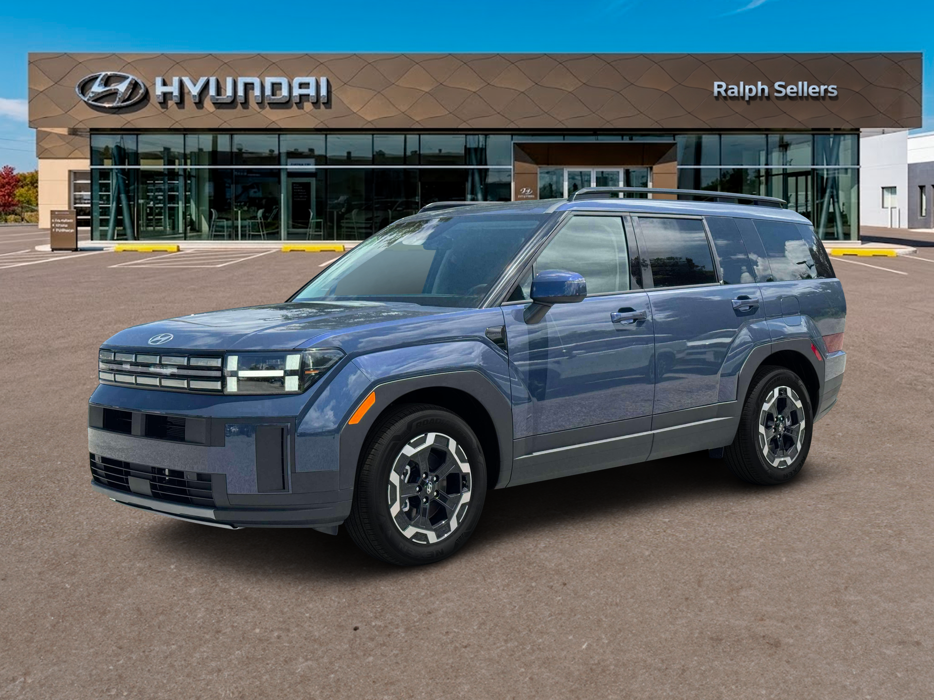 Atlantis Blue 2027 Hyundai Santa Fe SUV / Crossover Front-Wheel Drive 8-Speed Automatic