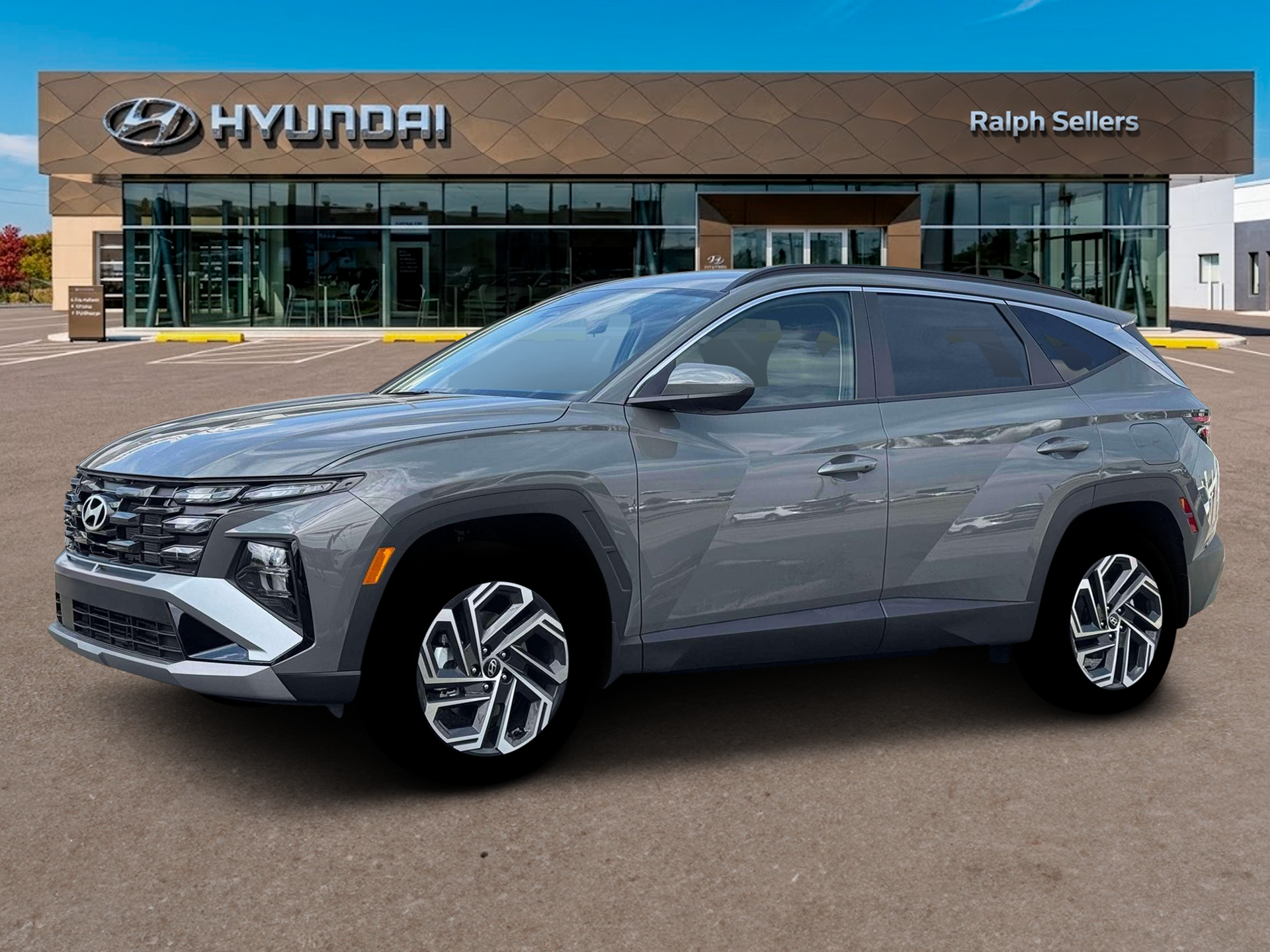 Hampton Gray 2026 Hyundai Tucson SUV / Crossover Front-Wheel Drive 8-Speed Automatic