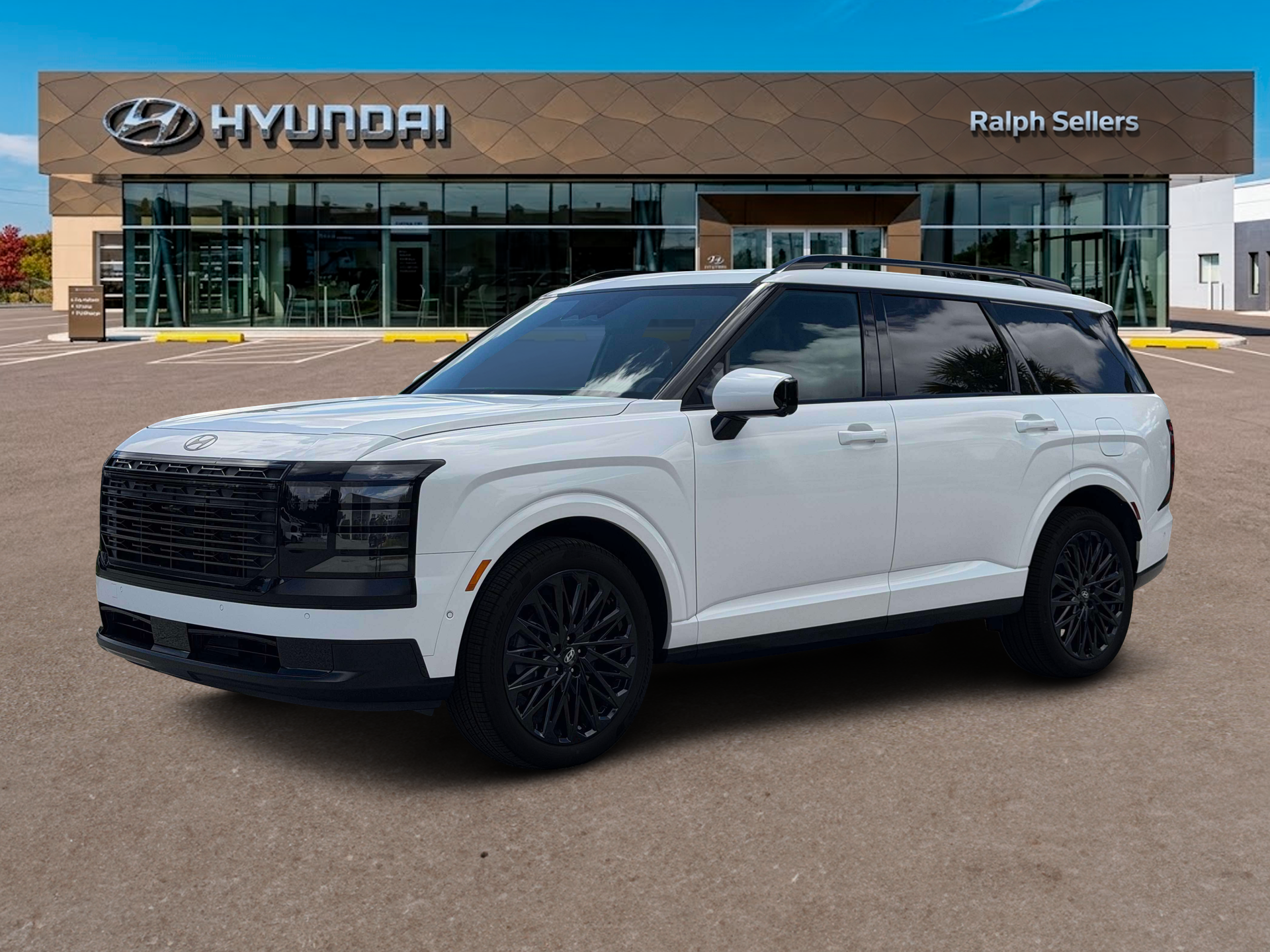 Creamy White Pearl 2027 Hyundai Palisade Hybrid SUV / Crossover Front-Wheel Drive 6-Speed Automatic