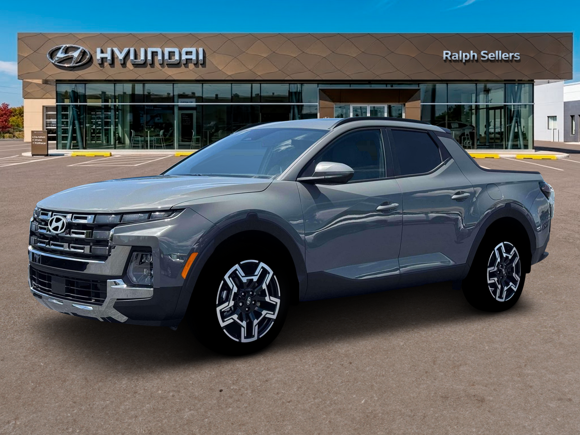 Gray 2026 Hyundai Santa Cruz Pickup Truck All-Wheel Drive 8-Speed Automatic
